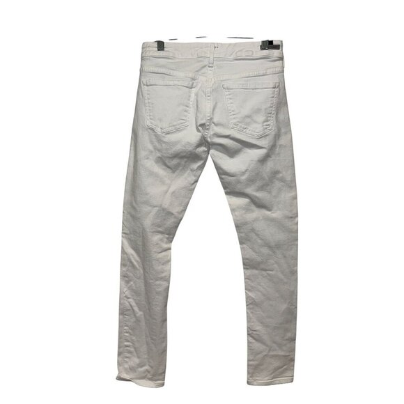 Citizens Of Humanity White Denim Jeans Womens Size 27 Slim Straight Fit Classic - Picture 4 of 9